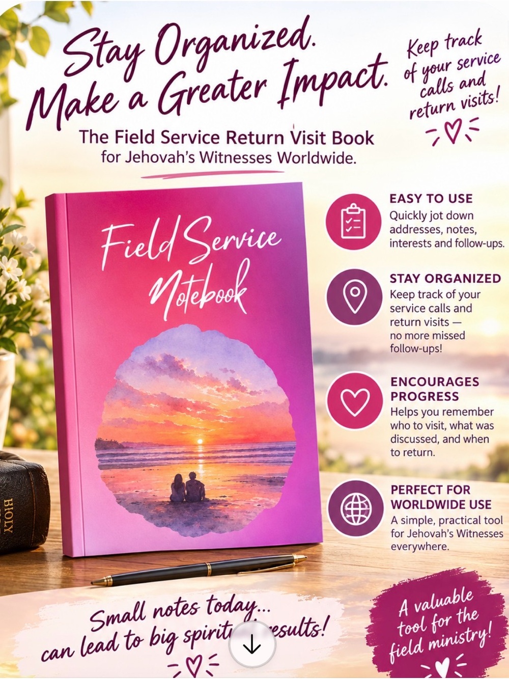 Field Service Notebook - Return Visit Book